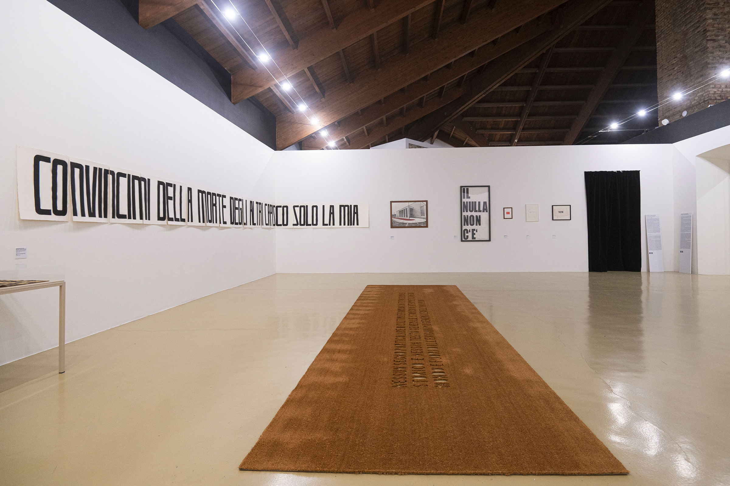 u0022Fabio Mauri. Esperimenti nella verifica del Male / Experiments in the verification of evilu0022, veduta espositiva